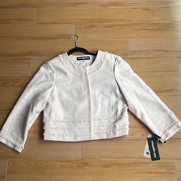 NEW ! NEVER WORN ! Karl Lagerfeld Jacket in Pink (size L) - Picture 1 of 2